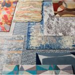 different styles of rugs and art