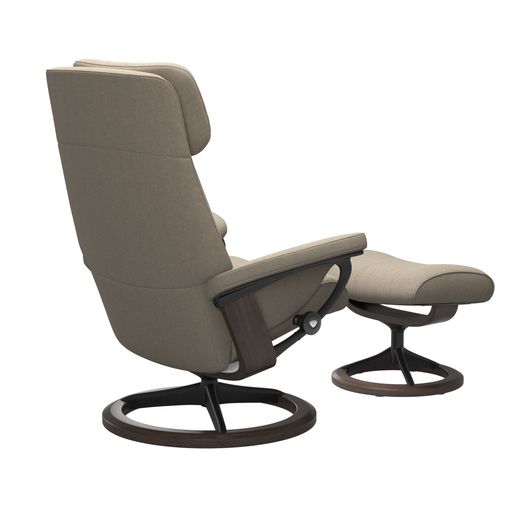 Stressless Paul chair and ottoman