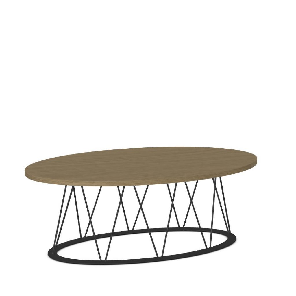 Amisco Calypso Oval Coffee Table