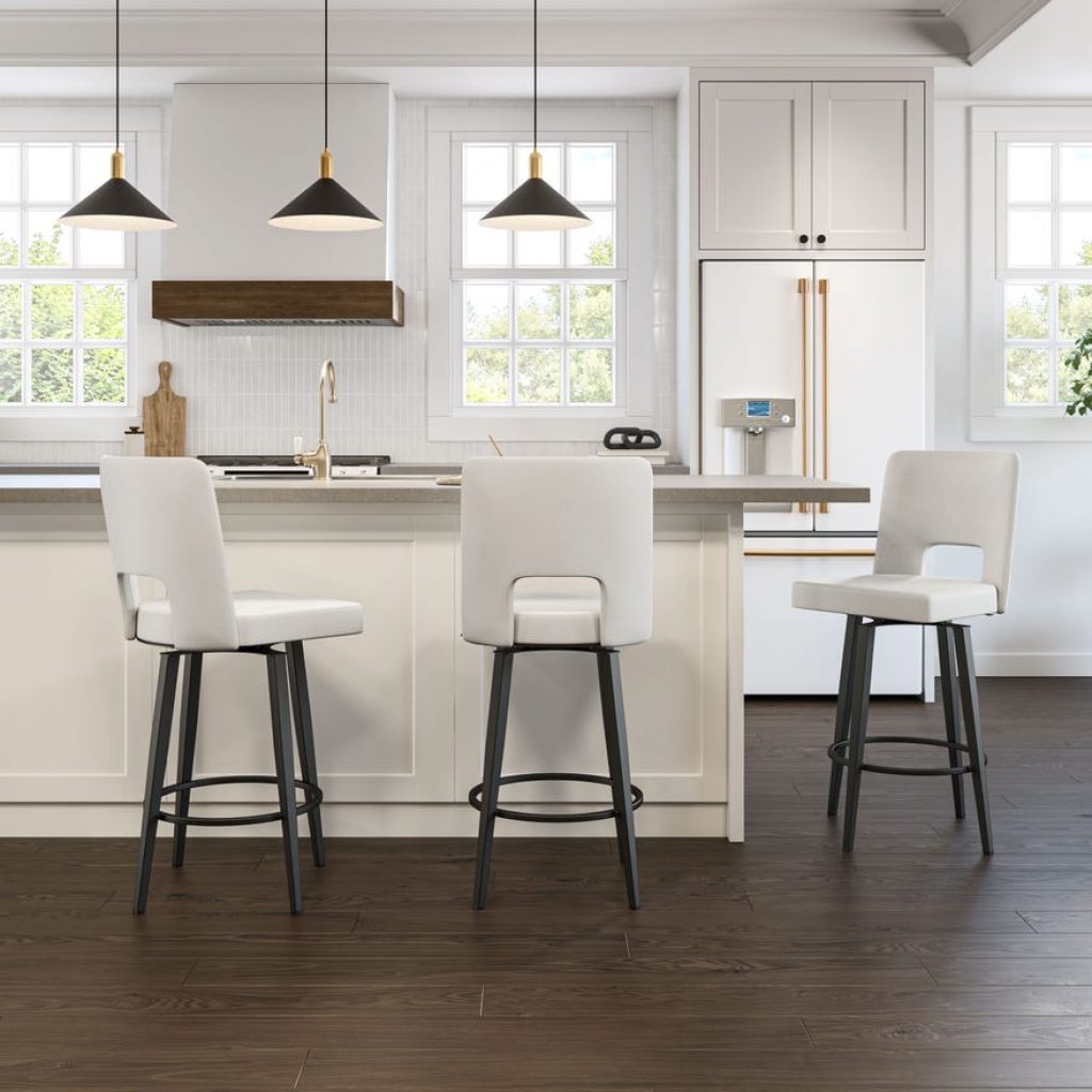 Amisco Bryana Swivel Counter Height Stool