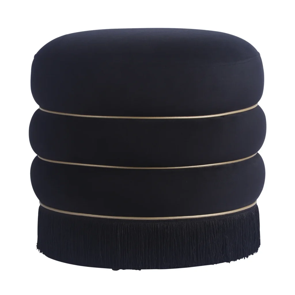 Harp and Finial Chandra Ottoman