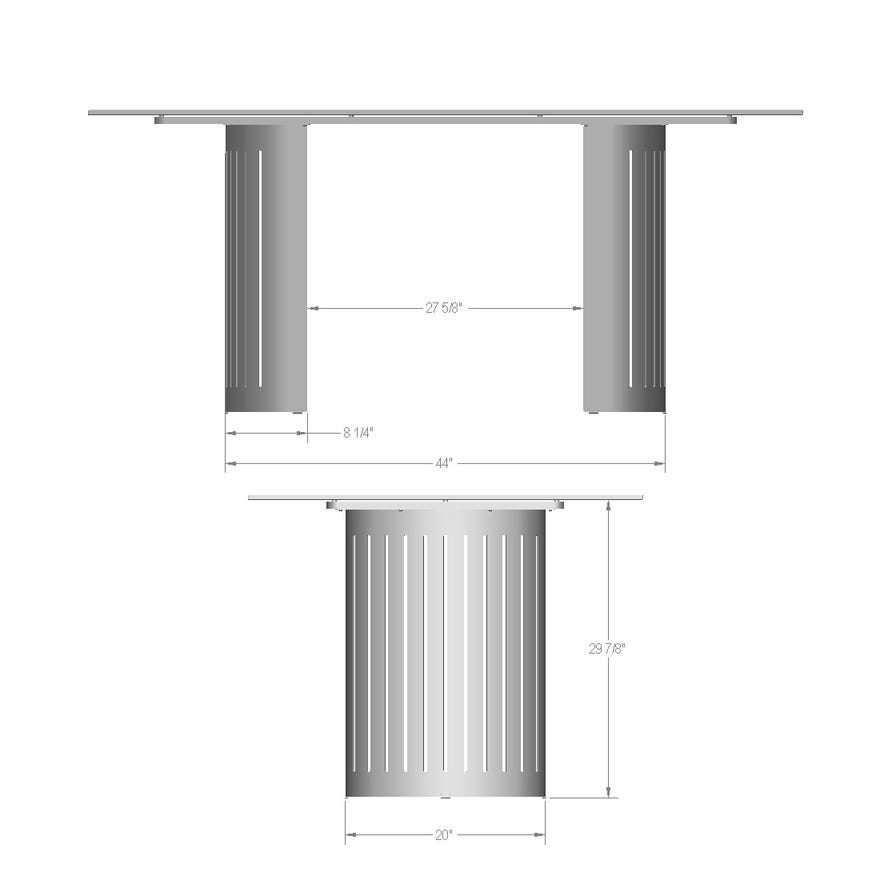 Amisco Rachel Rectangle Table