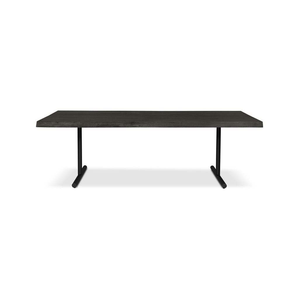 Urbia Imports Brooks live-edge dining table – T-base