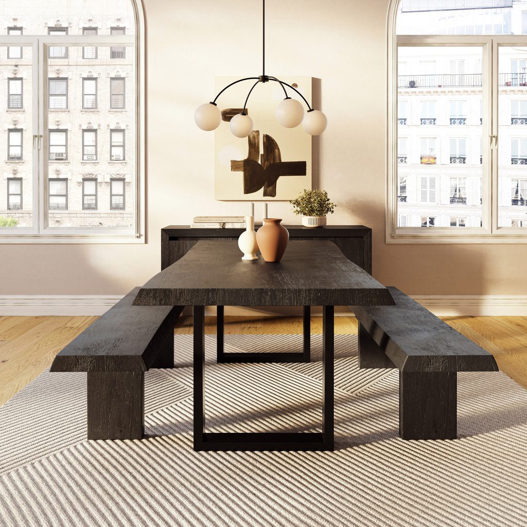 Urbia Imports Brooks live-edge dining table - U-base - Image 4