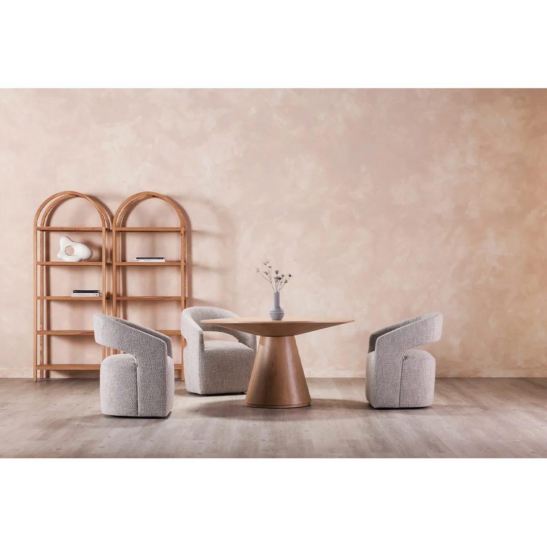 Moes Barrow Rolling Dining Chair - Image 5