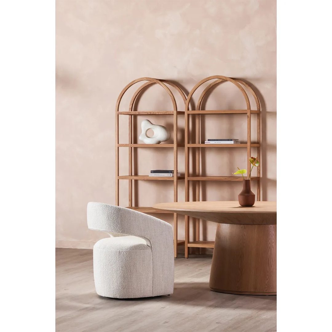 Moes Barrow Rolling Dining Chair - Image 6