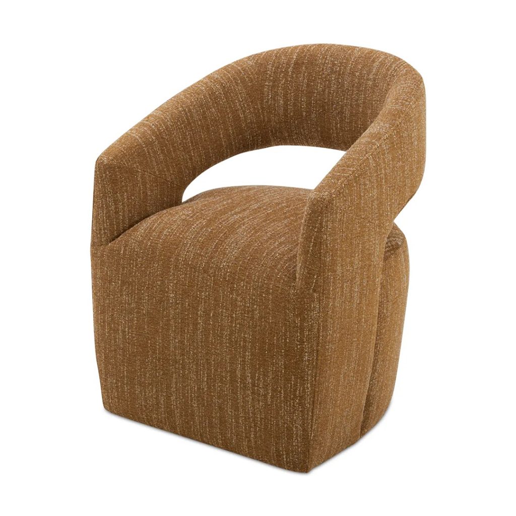 Moes Barrow Rolling Dining Chair