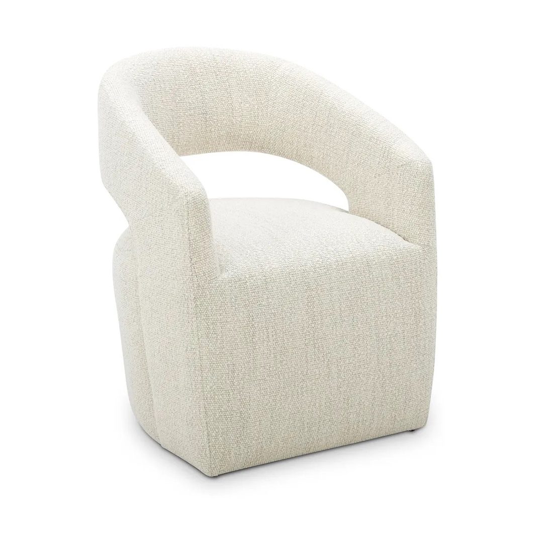 Moes Barrow Rolling Dining Chair - Image 2