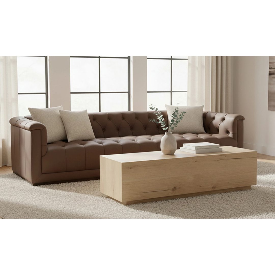 Moes Sawyer cocktail table oak - Image 4