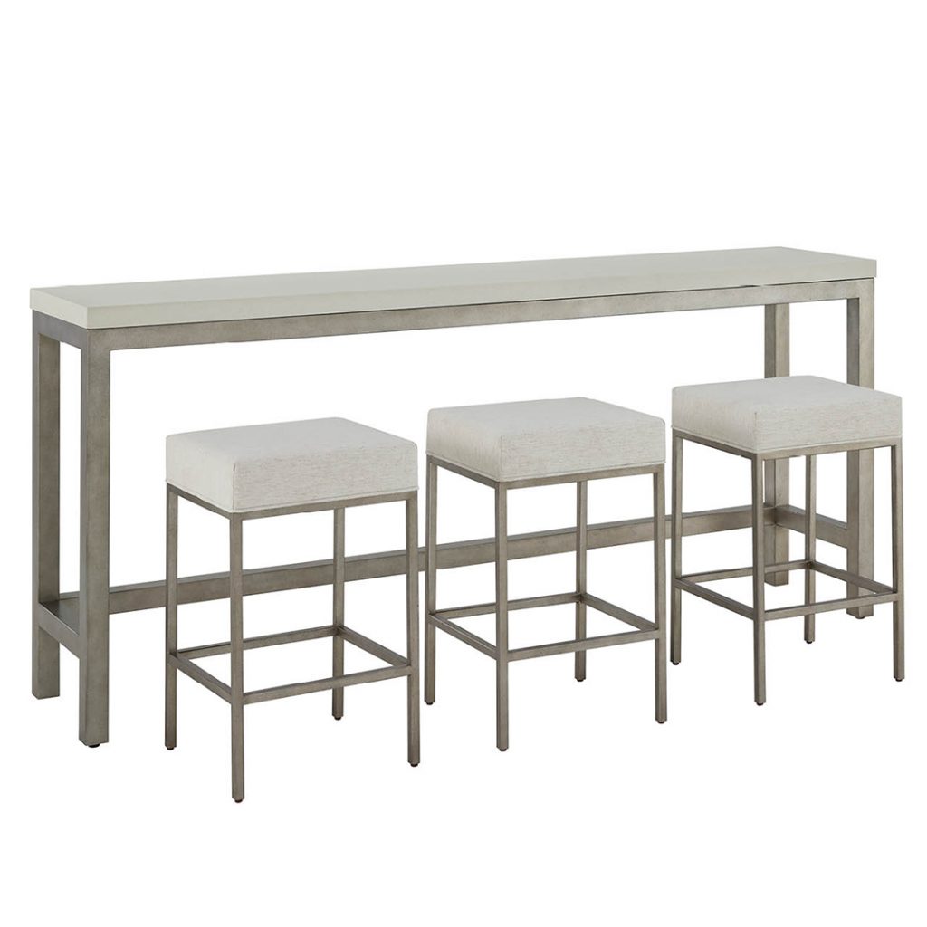 Universal Furniture Oasis Console with Stools