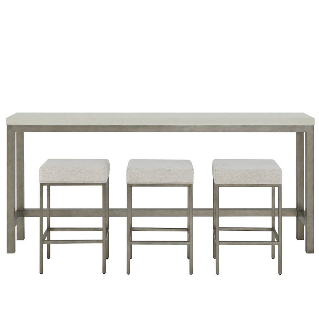 Universal Furniture Oasis Console with Stools